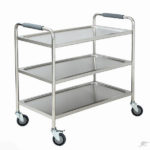 Stainless Steel 3 Tier Trolley