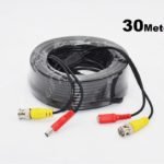 30m Customize BNC DC RCA 3 in 1 cctv camera cable for cctv camera