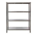 Stainless Steel 4-Shelves Storage Rack