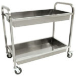 Stainless Steel 2 Tier Trolleys