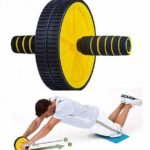 New Dual AB Wheel Exercise Roller With Free Mat