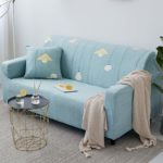 Couch Cover 3 Seater Sofa Couch Cover 190-230cm w/ Blue with hanging light