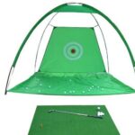 Indoor / Outdoor Golf Training Net Tent Set Mat not included