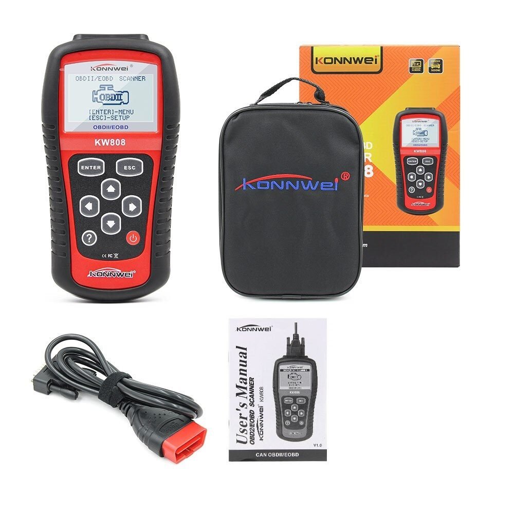 thumbnail image 2 of KONNWEI KW808 OBD2 Scanner – Code Reader For All 1996+ Vehicles – CAN Ready 2 of 4