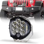 7 INCH 90W WHITE LED COMBO BEAM AND AMBER DRL SPOT LIGHT OFF-ROAD 4X4